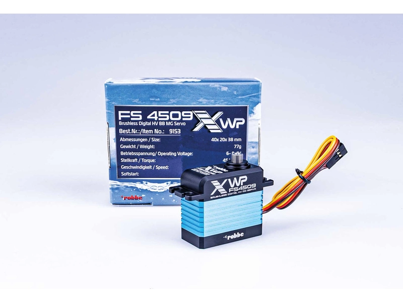 Robbe servo FS 4509X HV 45kg.cm 0.090s/60° MG WP Brushless 25T
