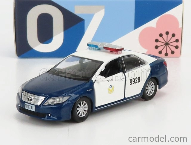 Tiny toys Toyota Camry Police Department 2011 1:64 Modrá Bílá
