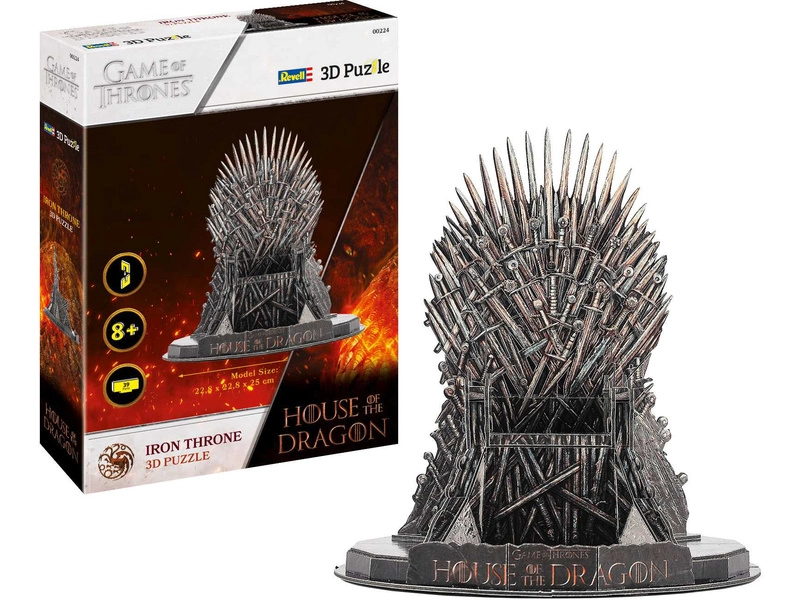 Revell 3D puzzle – House of the Dragon Iron Throne