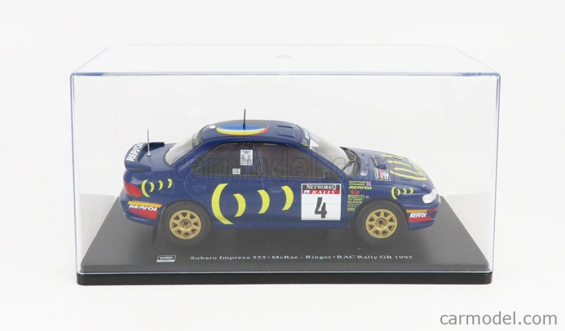Edicola Vetrina display box Only Transparent Cover - Solo Copertura Trasparente For 1/24 Wrc-rally - Opel - East-legendary - Mexico Collection - Lungh.lenght Cm 22 X Largh.width Cm 11 X Alt.height Cm 10.5 (altezza Interna Interior Height Cm 9.7) 1:24 Plastic Display