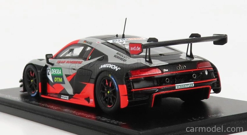 Iskrový model Audi R8 Lms Gt3 Team Rosberg N 12 Dtm Nurburgring 2021 C.haase 1:43 Red Silver Black