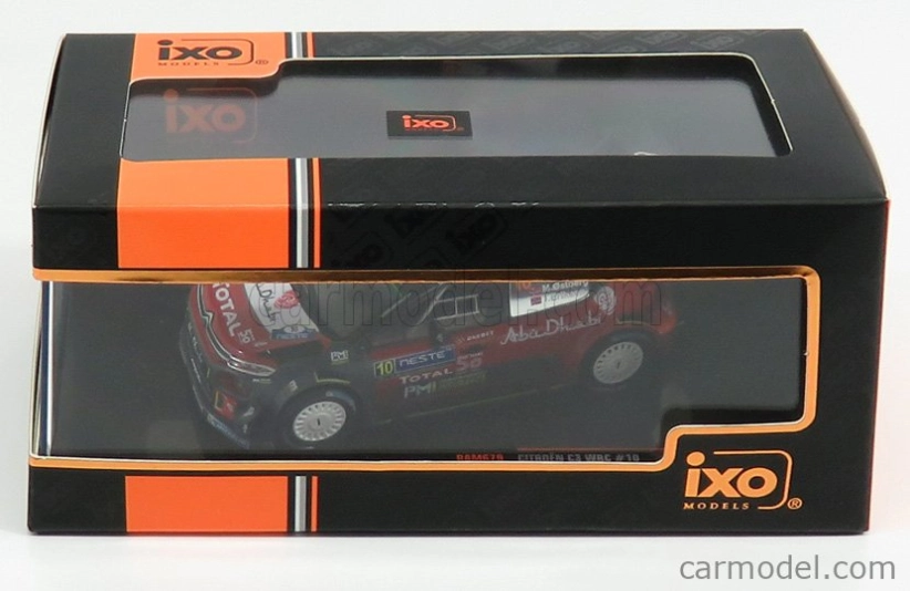 Ixo-models Citroen C3 Wrc Abu Dhabi N 10 Rally Finland 2018 M.ostberg - T.eriksen 1:43 Red Grey