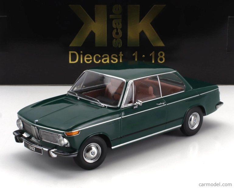 Kk-scale BMW 1802 1-series Facelift (restyling) 1971 1:18 Tmavě Zelená