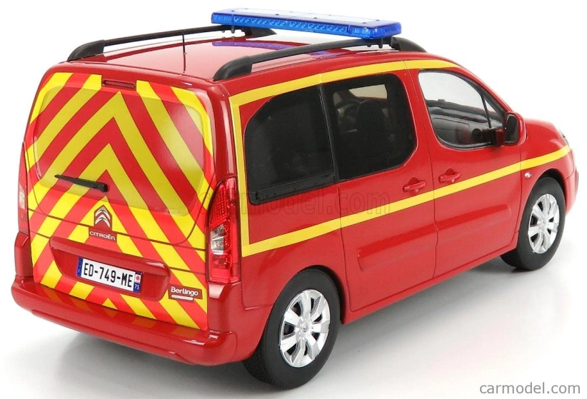 Norev Citroen Berlingo Pompiers 2017 1:18 Červená