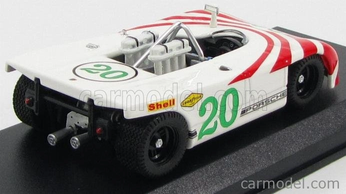 Best-model Porsche 908/3 N 20 Targa Florio 1970 Elford - Herrmann 1:43 Bílá Červená