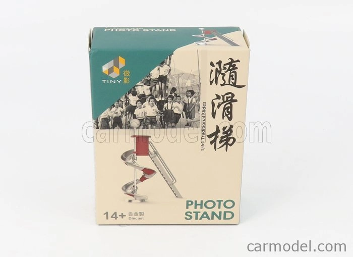 Tiny toys Accessories Traditional Slide Photo Stand 1:64 Silver Red