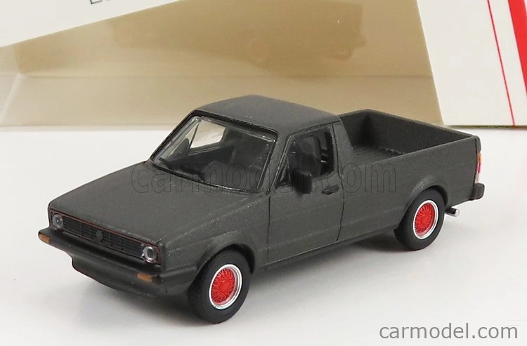Schuco Volkswagen Caddy Pick-up otvorený 1982 1:64 sivá