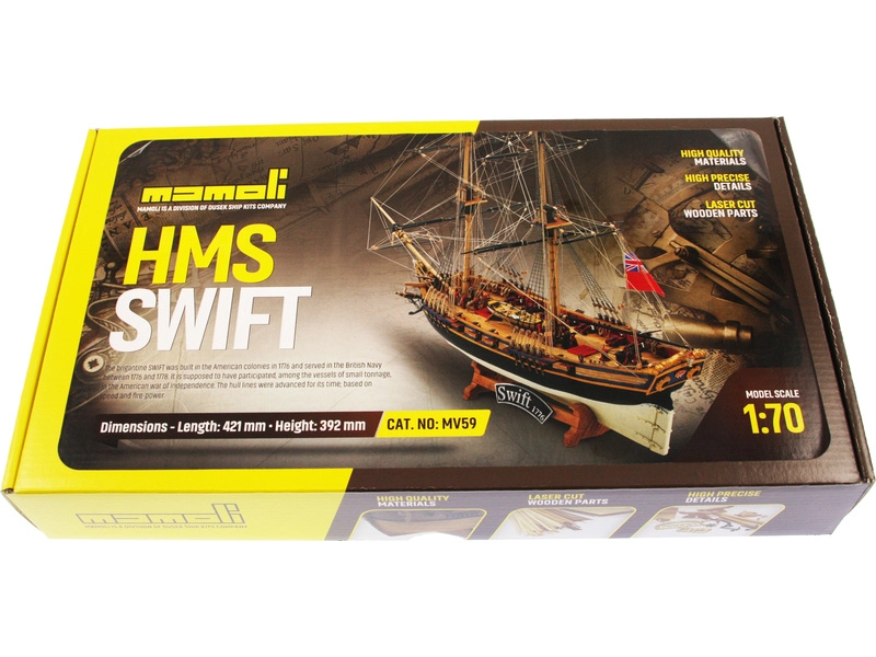 MAMOLI Swift 1776 1:70 kit