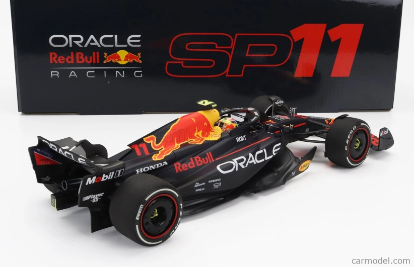 Minichamps Red bull F1 Rb19 Team Oracle Red Bull Racing N 11 1:18, tmavě modrá