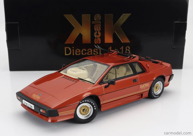 Kk-scale Lotus Esprit Turbo 1981 With Ski - Con Sci 1:18 Copper Met