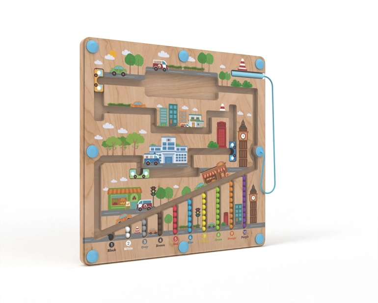 2Kids Toys Magnetická hracia tabuľa City