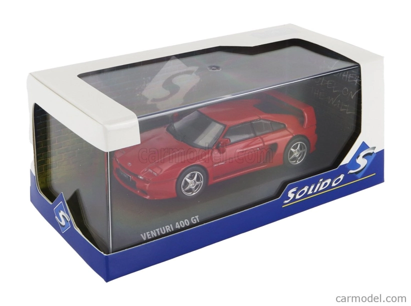 Solido Venturi 400 Gt Biturbo 1994 1:43 Červená