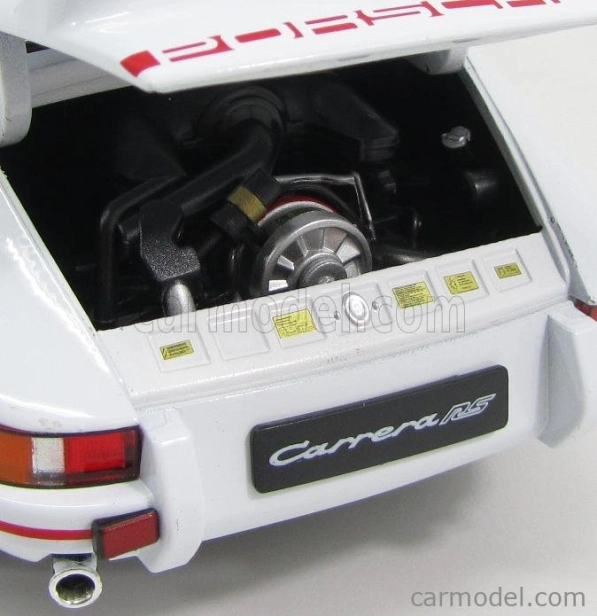 Welly Porsche 911 Carrera Rs 2.7 Coupe 1973 1:18 Biela červená