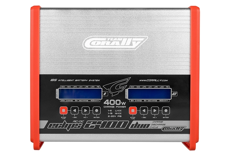 Eclips 2400 Duo - AC/DC - 400W - LCD - 2x 1-6 Li-Xx - 1-15 Ni-Xx