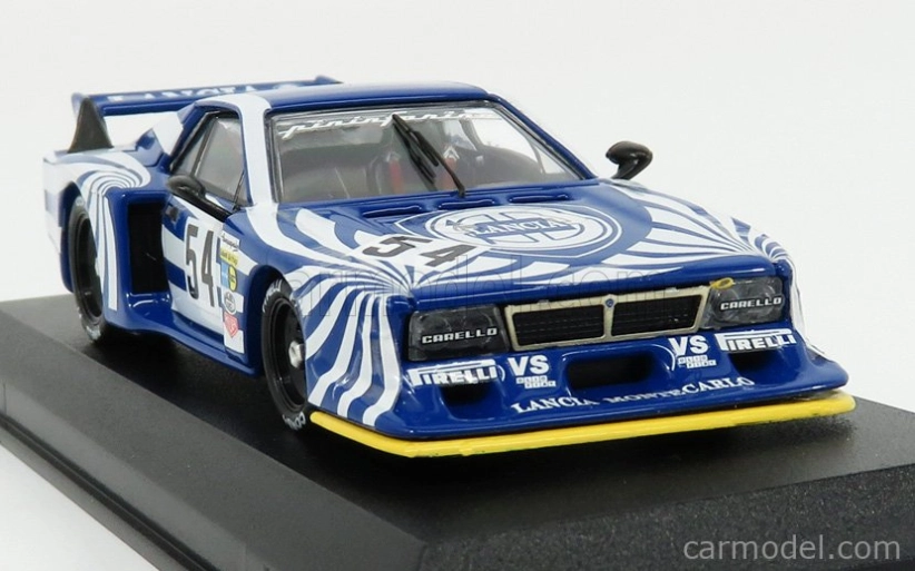 Best-model Lancia Beta Montecarlo N 54 6h Silverstone 1980 W.rohrl - M.alboreto 1:43 Modrá Bílá