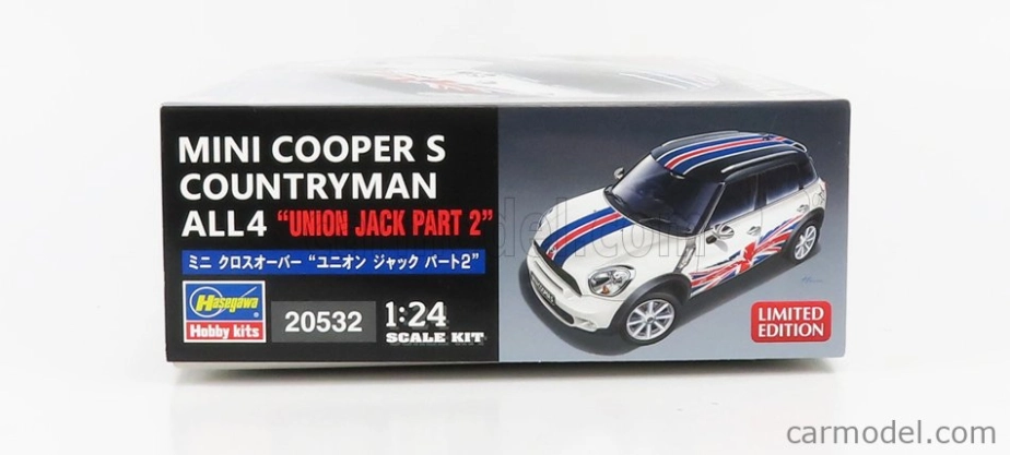 Hasegawa Mini Cooper S Countryman Union Jack Part Ii 2011 1:24 /