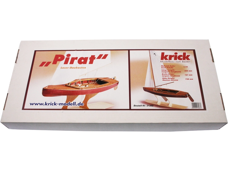 RC stavebnica Krick Pirát plachetnica kit