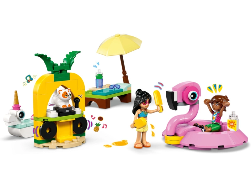 LEGO Friends - Zábava pri bazéne s jednorožcom a plameniakom