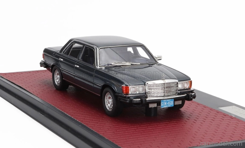 Matrix scale models Mercedes benz S-class 300sd Turbodiesel (w116) Usa Version 1977 1:43 Blue Met