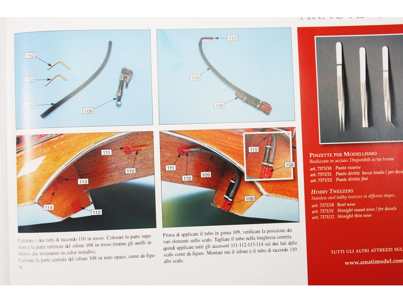 AMATI Arno XI Racer pretekársky čln 1960 1:8 kit