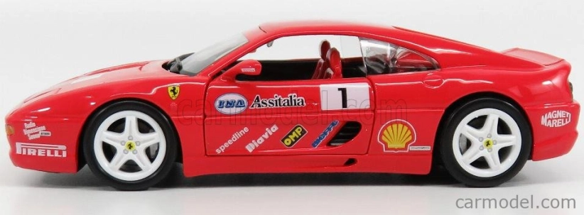 Bburago Ferrari F355 Challenge 1:24 červená