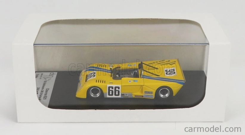 Trofeu Chevron B21 1850cc S4 Team Promoto Services Racing N 66 24h Le Mans 1973 B.robinson - J.m.uriarte - H.le Guellec 1:43 Žltá Modrá