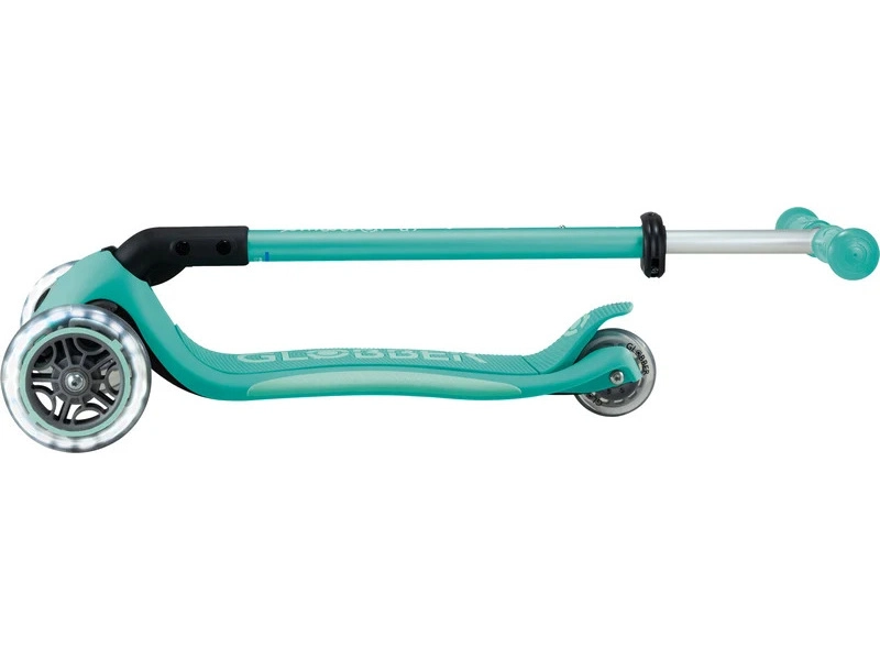 Globber - Koloběžka Primo Plus Lights V2 skládací Blue/Emerald Green