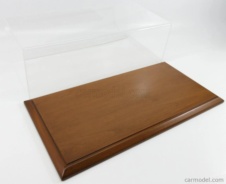 Atlantic Vetrina display box Molsheim Base In Legno - Wood Mahogany Base - Lungh.lenght Cm 51 X Largh.width Cm 24 X Alt.height Cm 19 (altezza Interna 15.3 Cm ) 1:12 Plastový Displej