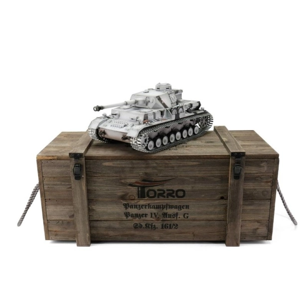 RC tank PzKpfw IV 1:16 IR, sivá