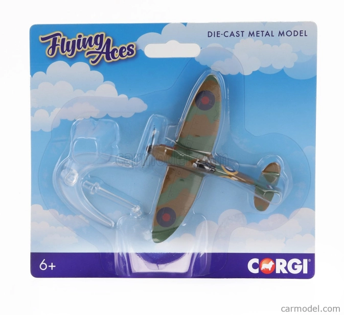 Corgi Supermarine Spitfire Squadron Royal Auxiliar Air Force Airplane 1936 1:144 Vojenská Kamufláž