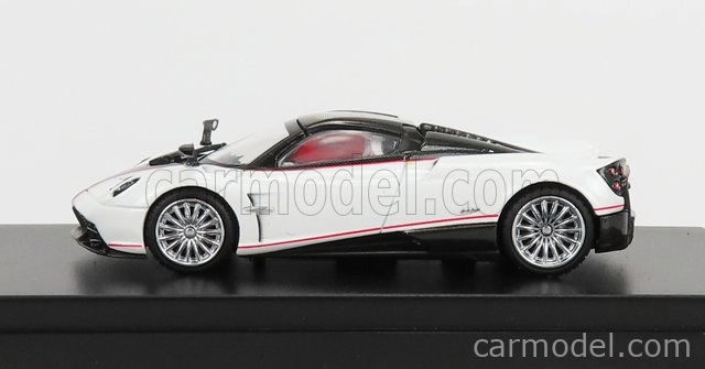 Lcd-model Pagani Huayra Roadster 2018 1:64 Bílá Perla