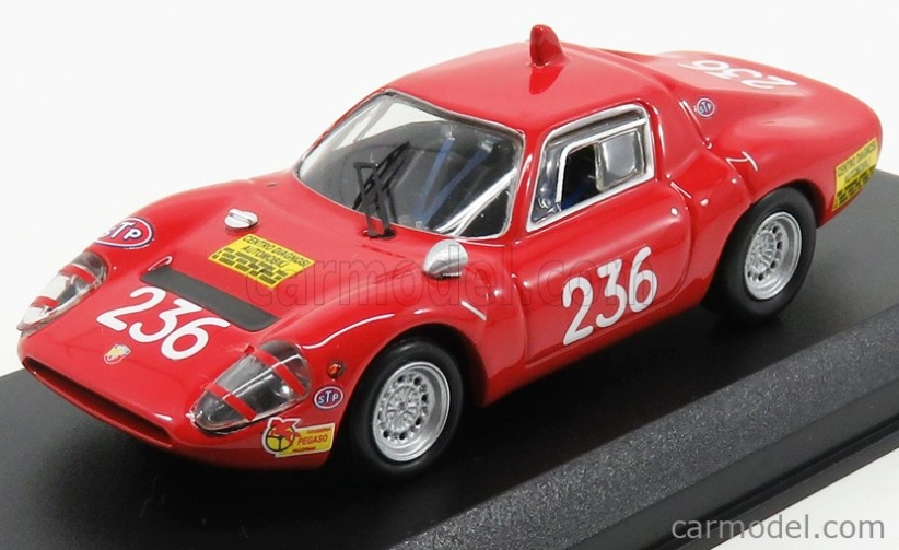 Best-model Fiat Abarth Ot1300 N 236 Winner Class Targa Florio 1970 Garufi 1:43 Red