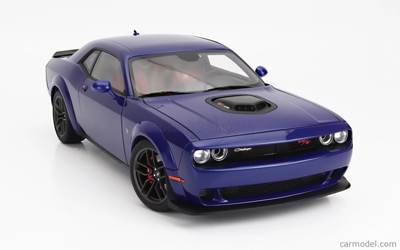 Autoart Dodge Challenger R/t Scat Pack Widebody 2022 1:18 Indingo Blue