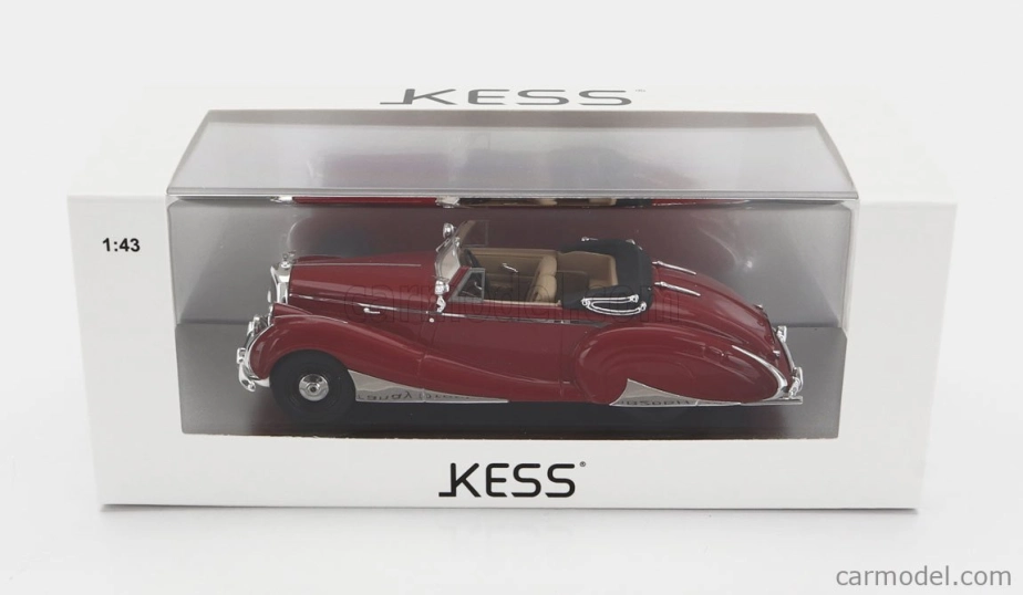 Kess-model Bentley Mkvi Franay Snb26bh Drophead Coupe Cabriolet Open 1947 1:43 Červená