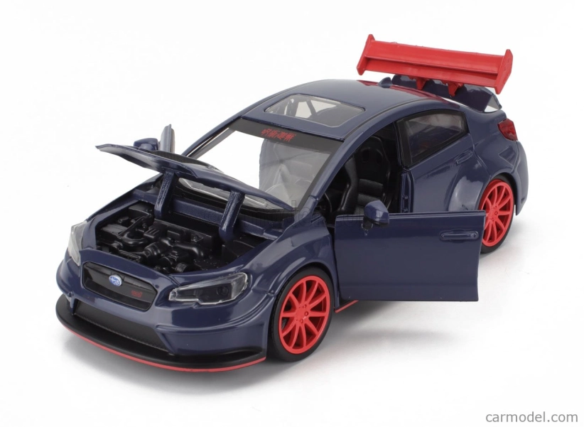 Jada Subaru Wrx Sti Whitebody With Jujutsu Kaisen Yuji Itadori Figure 2016 1:24 Grey