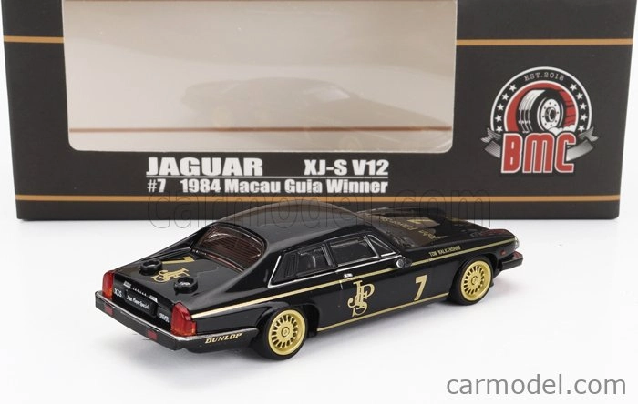 Bm-creations Jaguar Xjs Jps N 7 Racing 1984 1:64 čierna zlatá