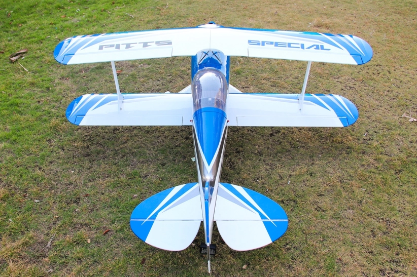 RC letadlo 87" Pitts S2B (2,2m), modrá