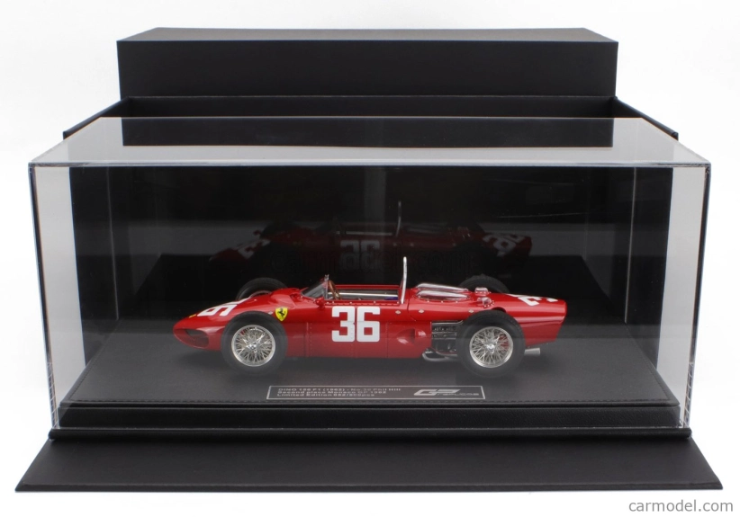 Gp-replicas Ferrari F1  156 N 36 2nd Monaco Gp 1962 Phil Hill 1:18 Red