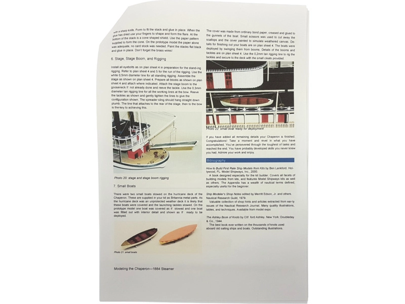 Model Shipways Chaperon 1:48 1884 kit