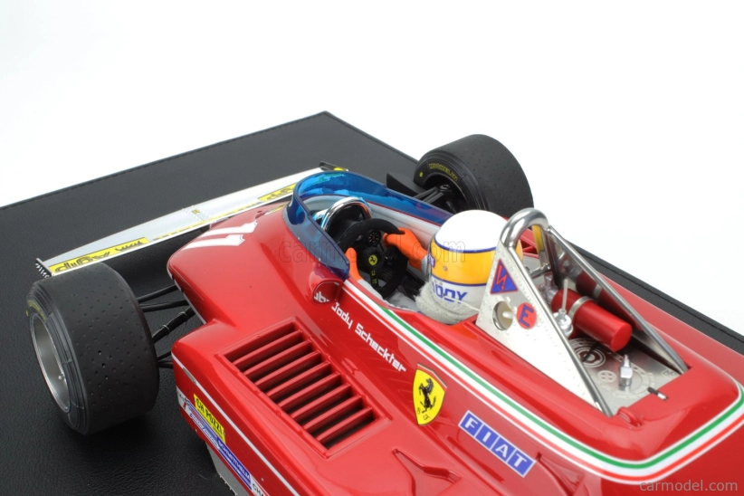 Gp-replicas Ferrari F1 312t4 N 11 World Champion Pole Position And Winner Monaco Gp (with Pilot Figure) 1979 Jody Scheckter 1:12 Red