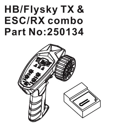 HBP250134 - Flysky TX & RX/ESC Combo