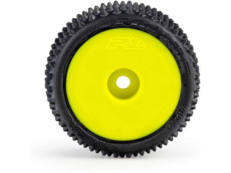 Pro-Line kolo 1:28 kobercové Prism, disk žlutý, Hex 7mm (4): Losi Micro-T