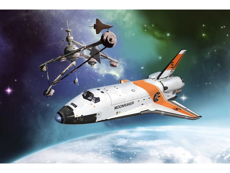 Revell raketoplán – Moonraker (1:144) (darčeková súprava)