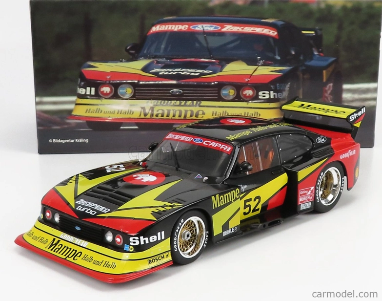 Werk83 Ford england Capri Turbo Zakspeed Gr.5 Mampe N 52 Drm 1978 Hans Heyer 1:18 Čierna žltá červená