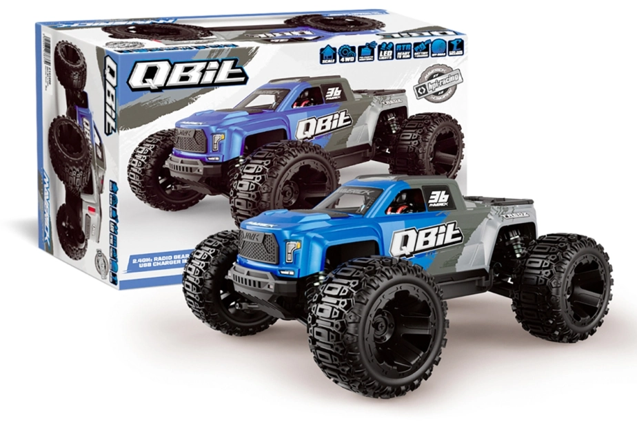 Qbit MT 1/16 Monster Truck - modrý