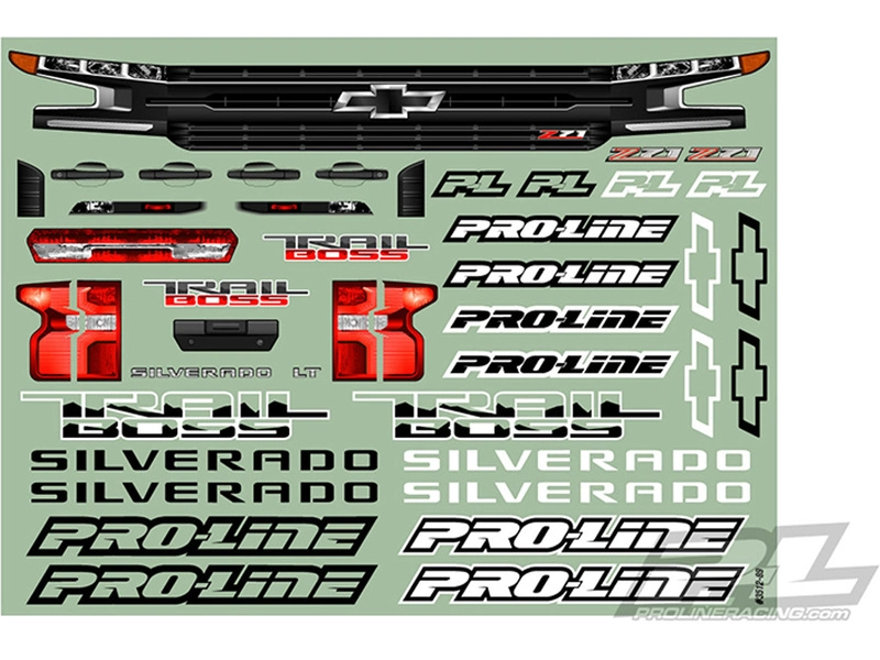 Karoséria Pro-Line 1:10 Chevrolet Silverado Z71 2019 Trail Boss (Short Course)