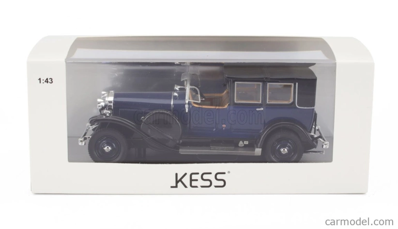 Kess-model Isotta fraschini Tipo 8a Landaulet Sala Semiconvertible Open 1924 1:43 Modrá Černá