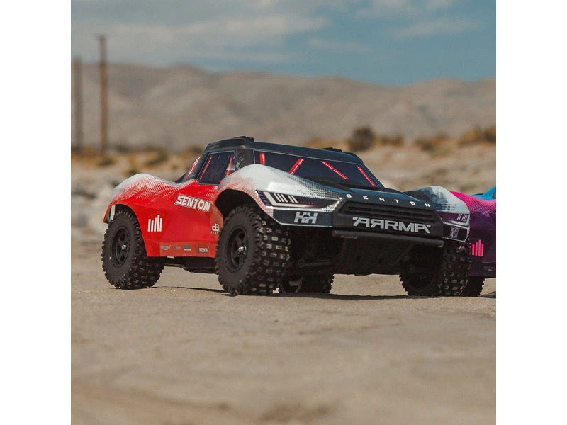 RC auto Arrma Senton 223S BLX 4WD 1:10 RTR DSC, červené