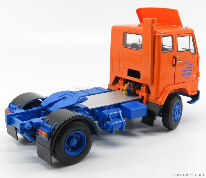 Road-kings Volvo F88 Tractor Truck Transports Deutrans 1965 1:18 Oranžová Modrá