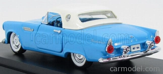 Rio-models Ford usa Thunderbird Spider Soft-top 1956 1:43 Light Blue White